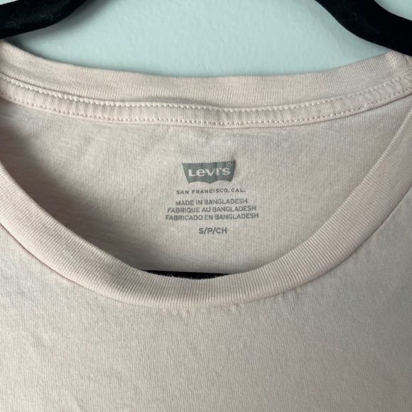 Levi Strauss & Co. Cropped Top in Light Pink, Size Small - Picture 3 of 4